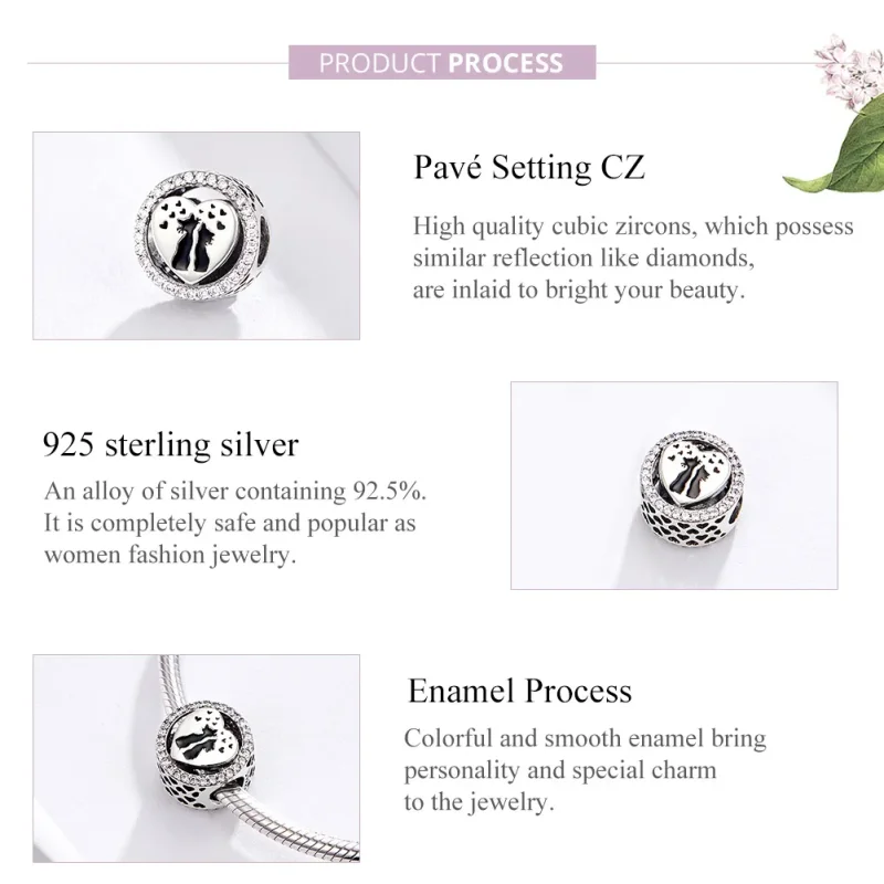 (zdjęcie do) Charms Typu Pandora Kocia miłość - SCC1188 - Wyświetl 4