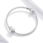 Charms Typu Pandora kokardka i miłość serca - BSC381