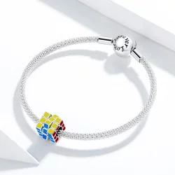 Charms Typu Pandora Kolorowa kostka - SCC1640