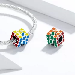 Charms Typu Pandora Kolorowa kostka - SCC1640