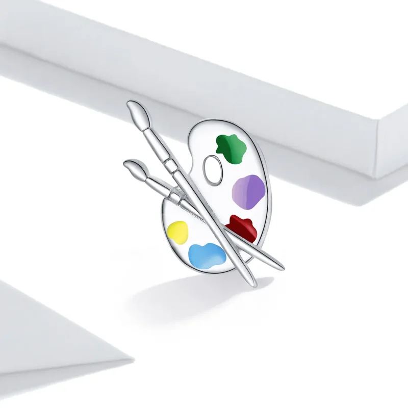 (zdjęcie do) Charms Typu Pandora Kolorowa paleta sztuki - BSC359 - Wyświetl 2