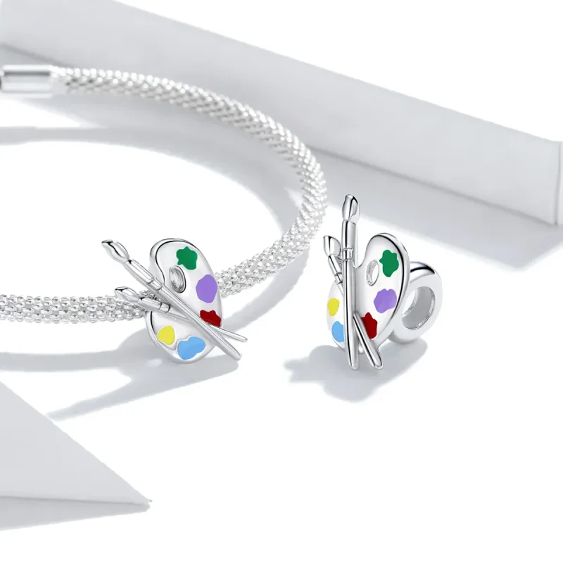 (zdjęcie do) Charms Typu Pandora Kolorowa paleta sztuki - BSC359 - Wyświetl 4