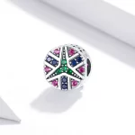 Charms Typu Pandora Kolorowa Szczęśliwa Gwiazda - SCC1683
