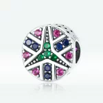 Charms Typu Pandora Kolorowa Szczęśliwa Gwiazda - SCC1683