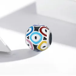 Charms Typu Pandora Kolorowe diabelskie oko - BSC585