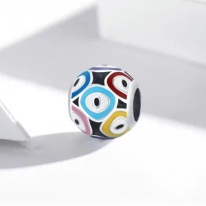 Charms Typu Pandora Kolorowe diabelskie oko - BSC585