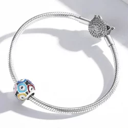 Charms Typu Pandora Kolorowe diabelskie oko - BSC585