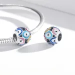Charms Typu Pandora Kolorowe diabelskie oko - BSC585