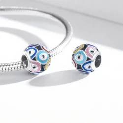 Charms Typu Pandora Kolorowe diabelskie oko - BSC585