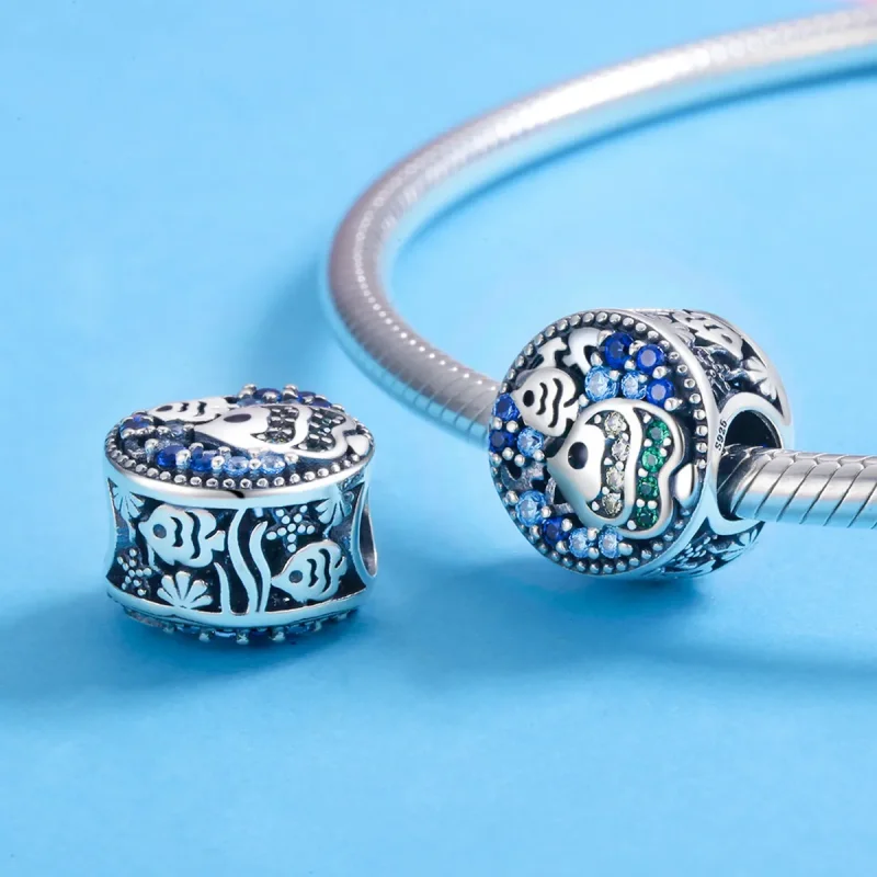 (zdjęcie do) Charms Typu Pandora Kolorowe ryby podwodnego świata - SCC764 - Wyświetl 3