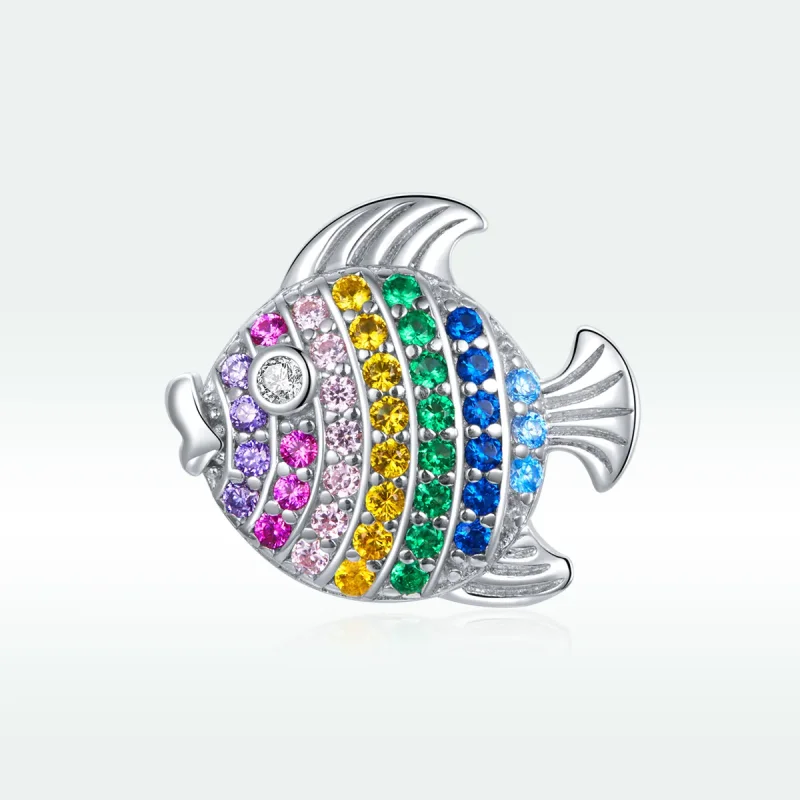 (zdjęcie do) Charms Typu Pandora Kolorowe Ryby - SCC1803 - Wyświetl 5