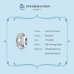 Charms Typu Pandora Kolorowy - BSC224
