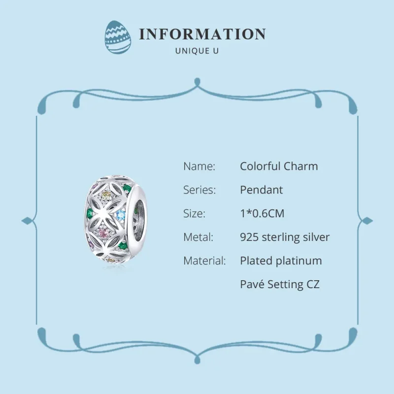 (zdjęcie do) Charms Typu Pandora Kolorowy - BSC224 - Wyświetl 6