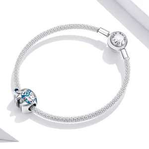 Charms Typu Pandora Kolorowy mały słoń - SCC1821