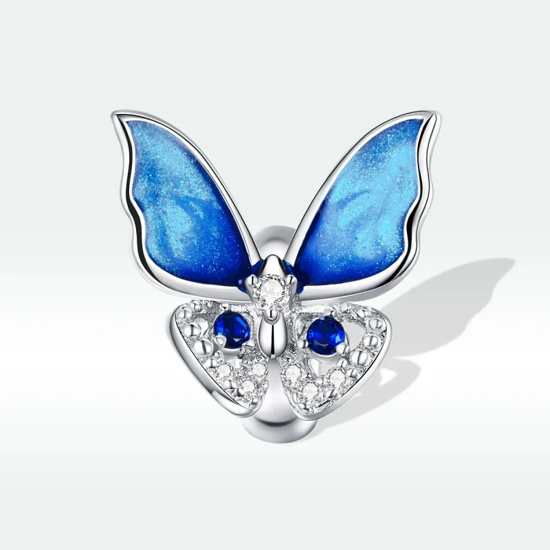 (zdjęcie do) Charms Typu Pandora Kolorowy motyl - BSC405 - Wyświetl 5