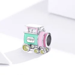 Charms Typu Pandora Kolorowy pociąg - BSC289