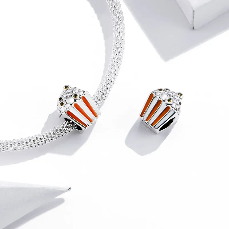 (zdjęcie do) Charms Typu Pandora Kolorowy popcorn - SCC1596 - Wyświetl 3