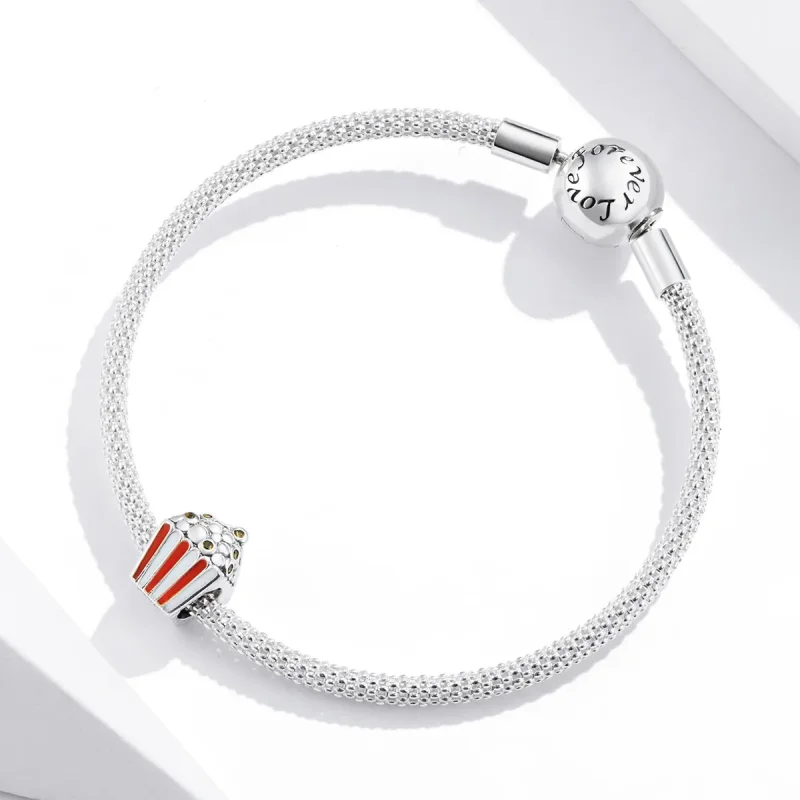 (zdjęcie do) Charms Typu Pandora Kolorowy popcorn - SCC1596 - Wyświetl 4