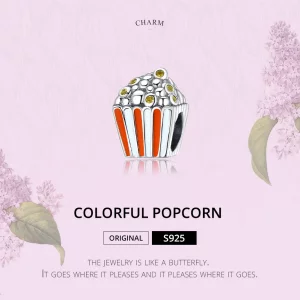 Charms Typu Pandora Kolorowy popcorn - SCC1596
