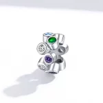 Charms Typu Pandora Kolorowy romans - BSC184