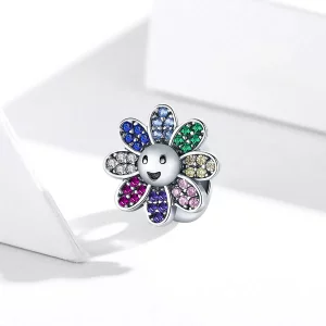 Charms Typu Pandora Kolorowy słonecznik - SCC1701