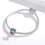 Charms Typu Pandora Kolorowy słonecznik - SCC1701