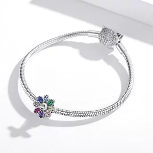 Charms Typu Pandora Kolorowy słonecznik - SCC1701