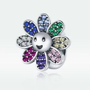 Charms Typu Pandora Kolorowy słonecznik - SCC1701