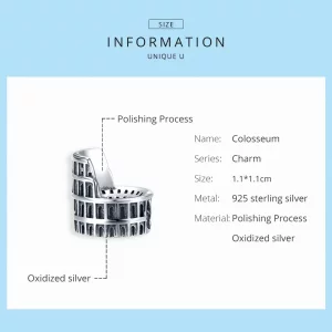Charms Typu Pandora Koloseum - SCC1543