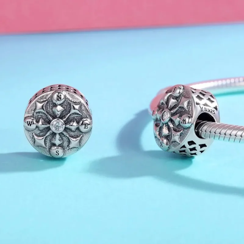 (zdjęcie do) Charms Typu Pandora Kompas - SCC278 - Wyświetl 4