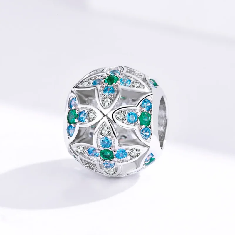 (zdjęcie do) Charms Typu Pandora koniczyna - BSC115 - Wyświetl 2