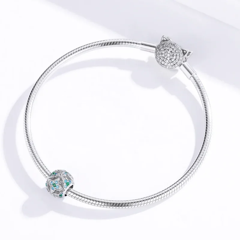 (zdjęcie do) Charms Typu Pandora koniczyna - BSC115 - Wyświetl 3