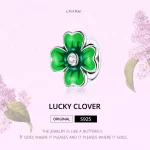 Charms Typu Pandora Koniczyna szczęścia - SCC1749