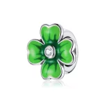 Charms Typu Pandora Koniczyna szczęścia - SCC1749