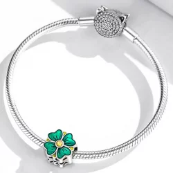 Charms Typu Pandora koniczyna szczęścia - SCC2018
