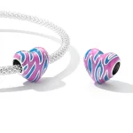 Charms Typu Pandora Kontrastująca miłość kolorów - SCC2215