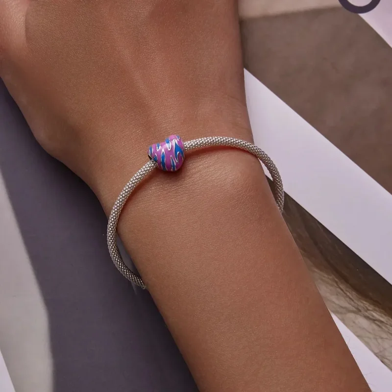 (zdjęcie do) Charms Typu Pandora Kontrastująca miłość kolorów - SCC2215 - Wyświetl 6