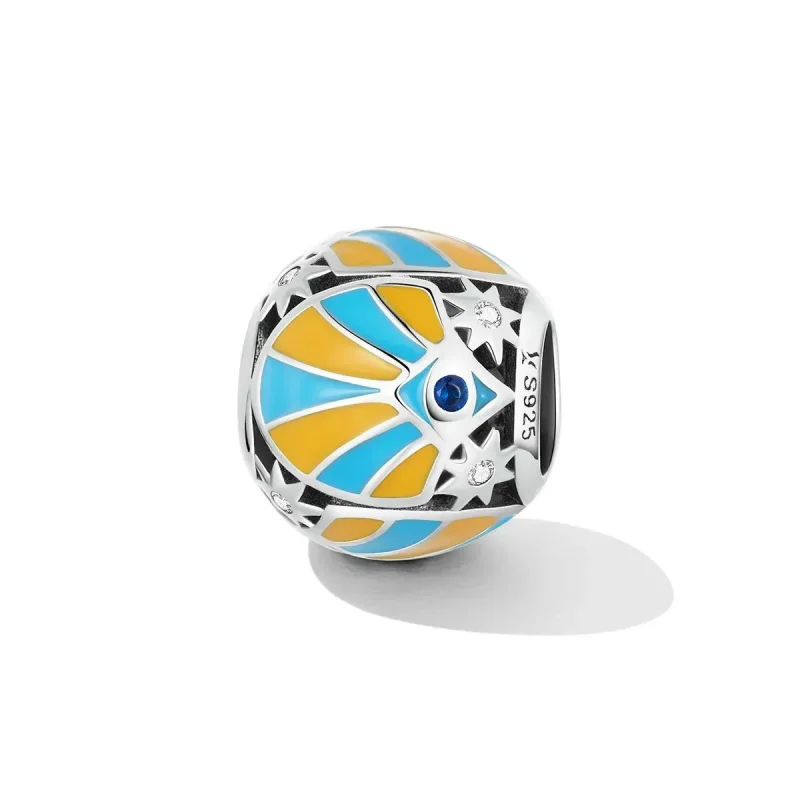 (zdjęcie do) Charms Typu Pandora Kontrastujący kolor Mans Star Eyes - SCC2201 - Wyświetl 2