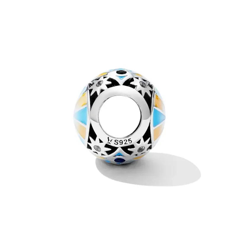 (zdjęcie do) Charms Typu Pandora Kontrastujący kolor Mans Star Eyes - SCC2201 - Wyświetl 3
