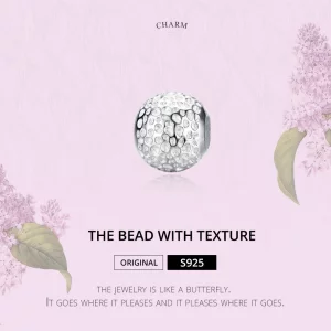 Charms Typu Pandora Koralik z teksturą - SCC1245