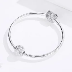 Charms Typu Pandora Koralik z teksturą - SCC1245