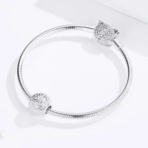 Charms Typu Pandora Koralik z teksturą - SCC1245
