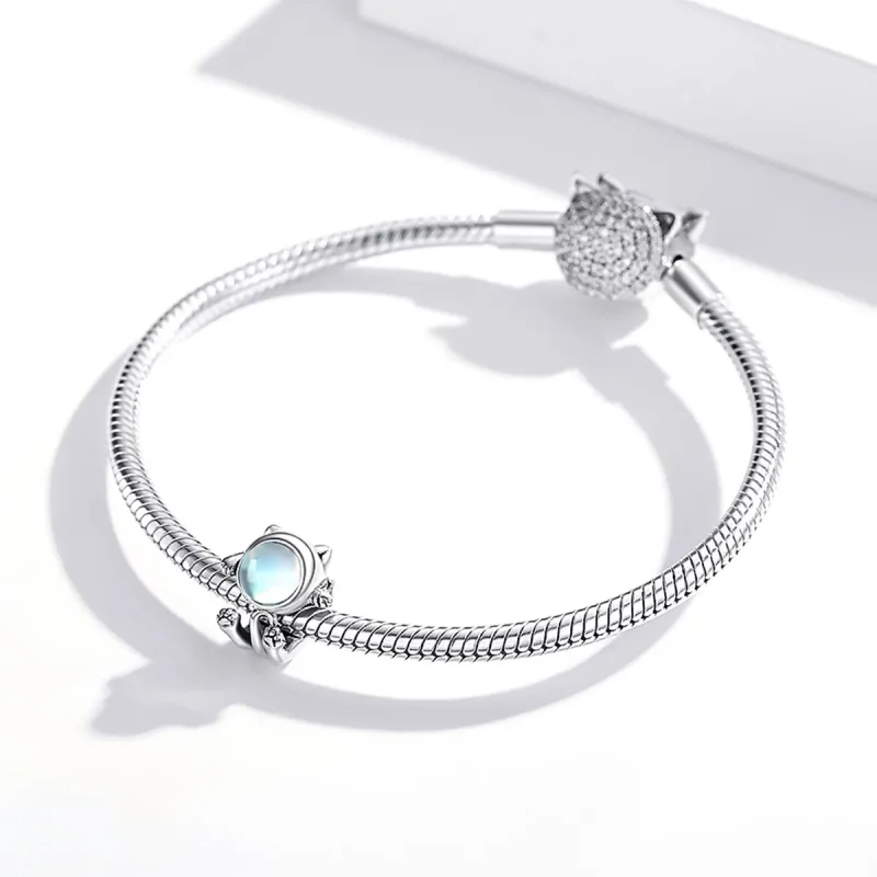 (zdjęcie do) Charms Typu Pandora Kosmiczny kot - SCC1697 - Wyświetl 3