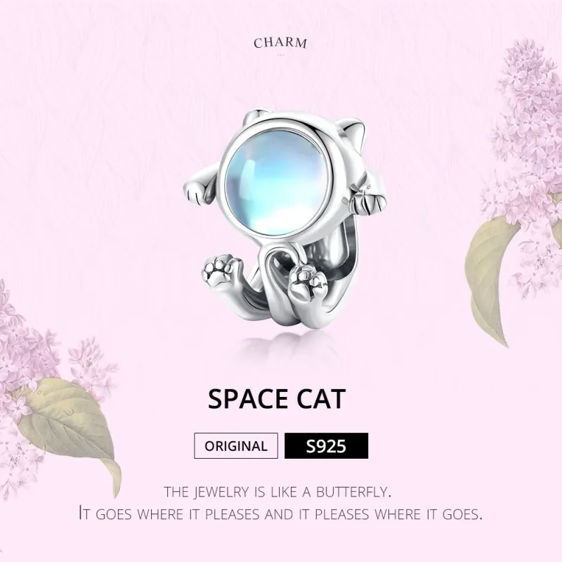 (zdjęcie do) Charms Typu Pandora Kosmiczny kot - SCC1697 - Wyświetl 6