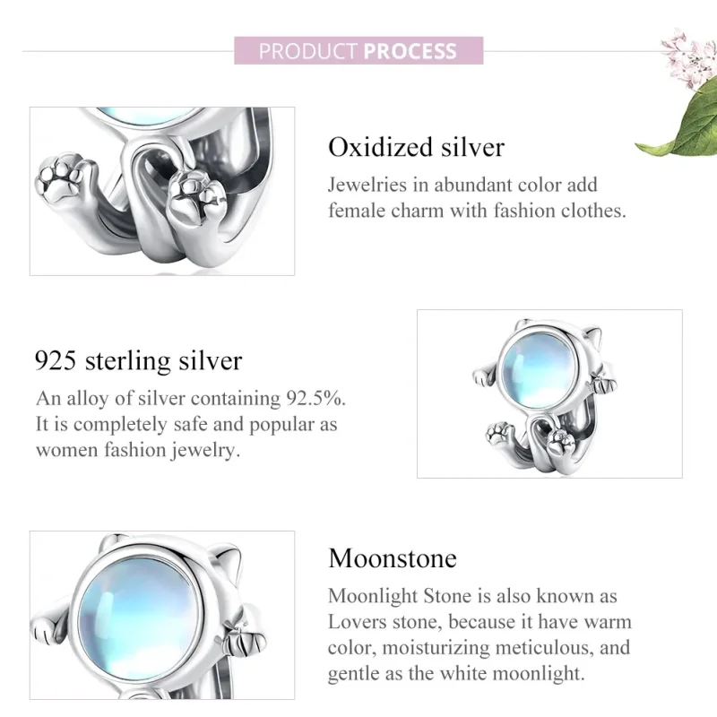 (zdjęcie do) Charms Typu Pandora Kosmiczny kot - SCC1697 - Wyświetl 8