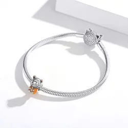 Charms Typu Pandora Kosmiczny Niedźwiedź - SCC1693