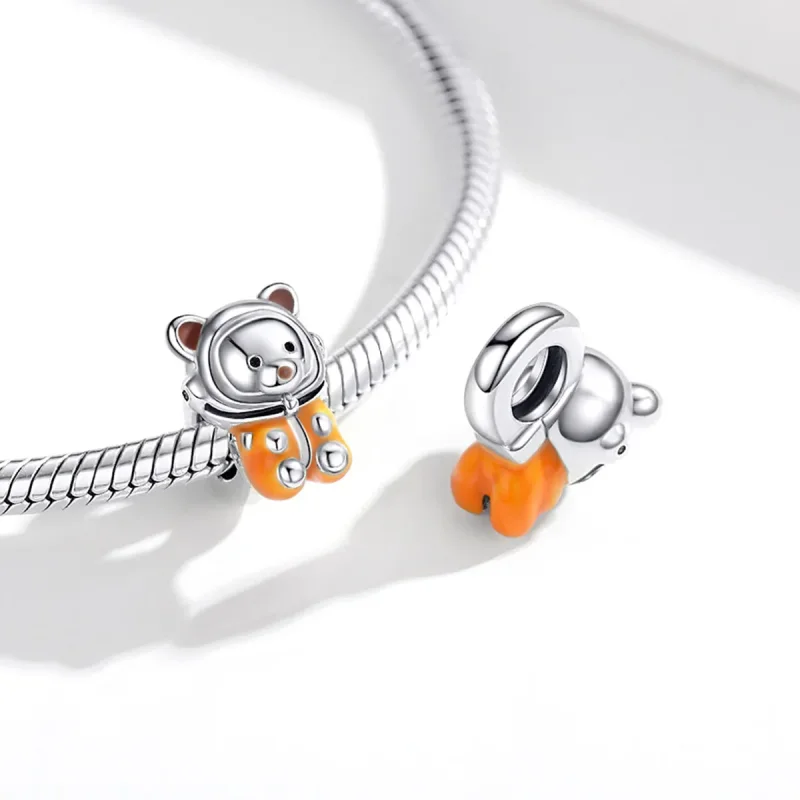 (zdjęcie do) Charms Typu Pandora Kosmiczny Niedźwiedź - SCC1693 - Wyświetl 4