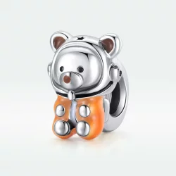 Charms Typu Pandora Kosmiczny Niedźwiedź - SCC1693