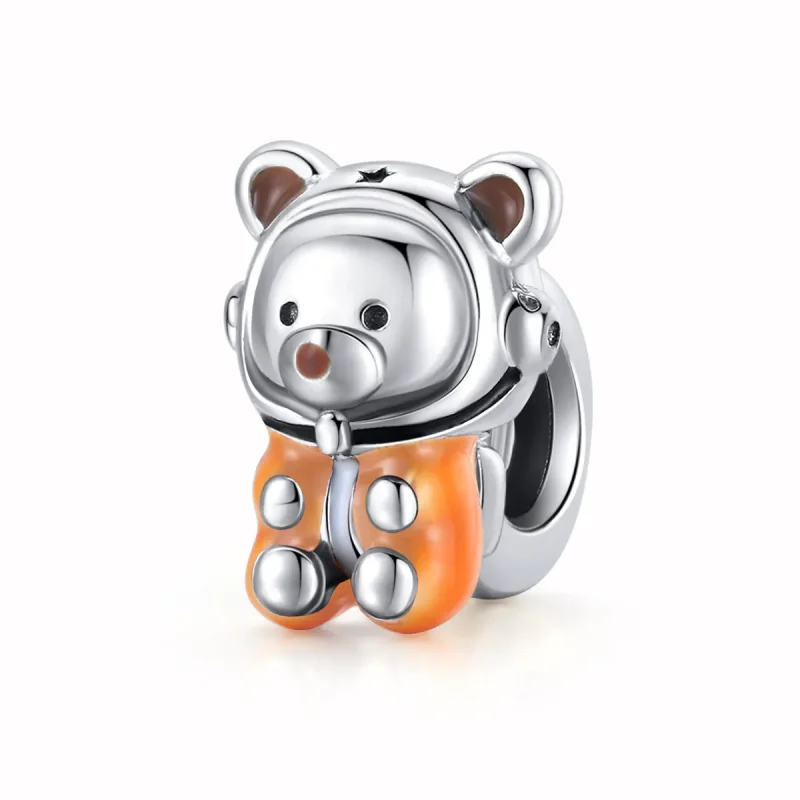 (zdjęcie do) Charms Typu Pandora Kosmiczny Niedźwiedź - SCC1693