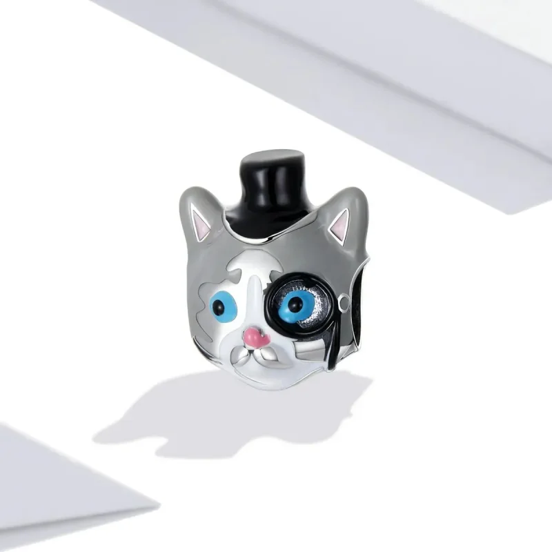 (zdjęcie do) Charms Typu Pandora Kot magik krótkowłosy - SCC2091 - Wyświetl 2